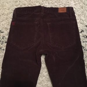 BDG Corduroy Mid Rise Cigarette Ankle Skinny Jeans